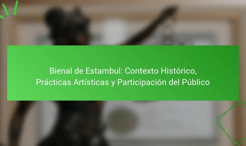 Bienal de Estambul: Contexto Histórico, Prácticas Artísticas y Participación del Público