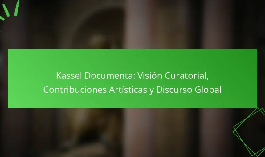 Kassel Documenta: Visión Curatorial, Contribuciones Artísticas y Discurso Global
